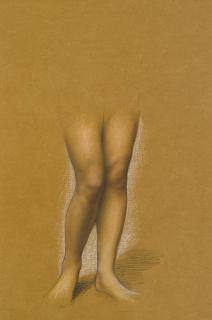 Evelyn De Morgan - Study Of A Pair Of Legs, Possibly For Helen Of Troy