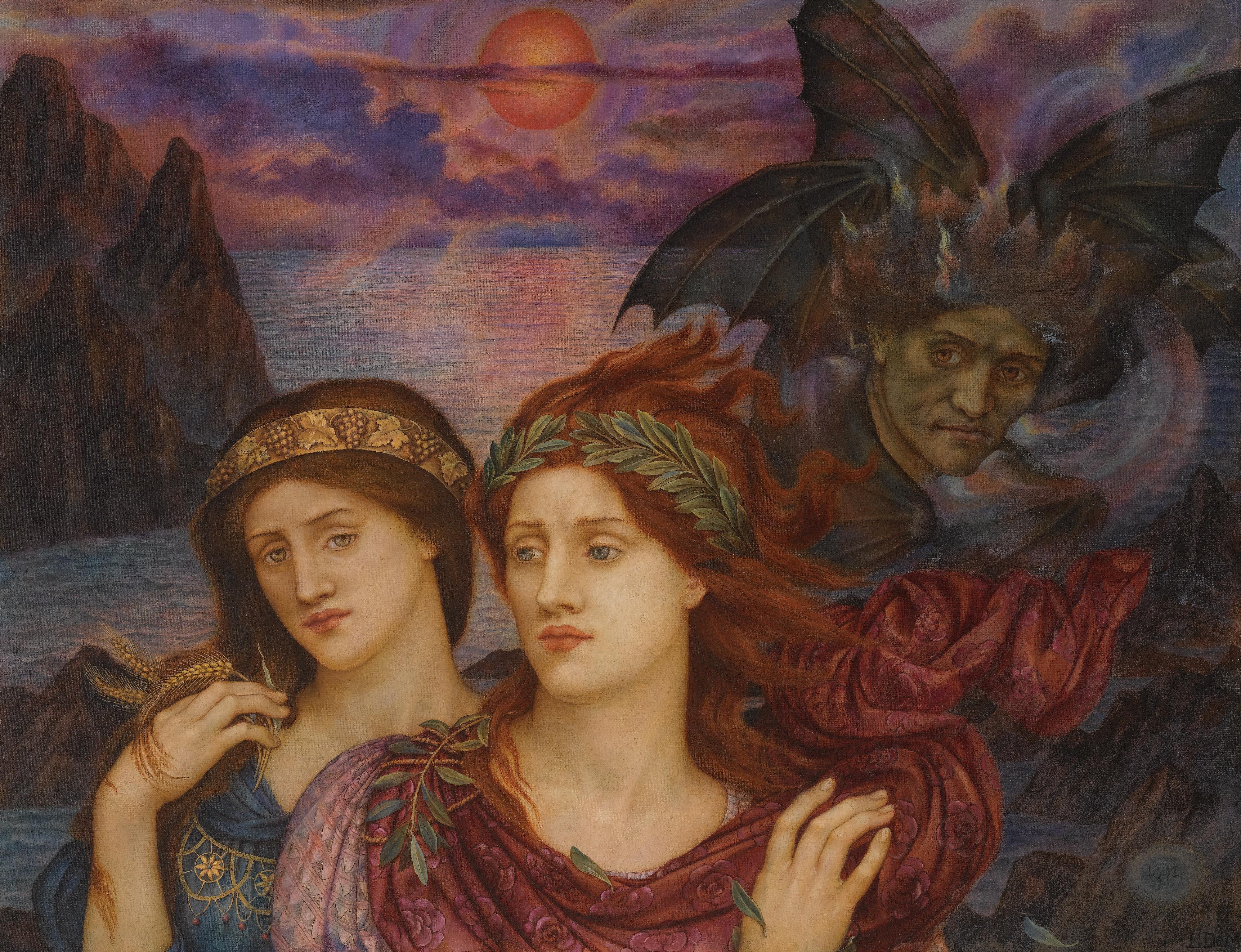 Evelyn De Morgan - Tthe Vision, 1914