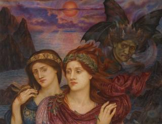Evelyn De Morgan - Tthe Vision, 1914