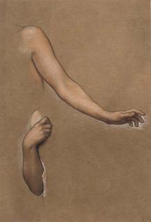 Evelyn de Morgan - Two studies of arms