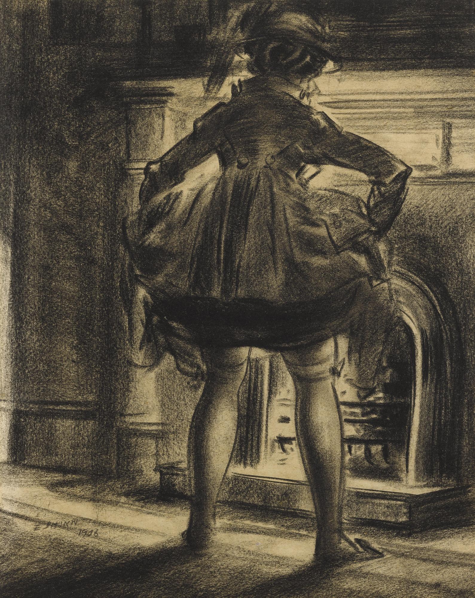 Everett Shinn - By The Fire