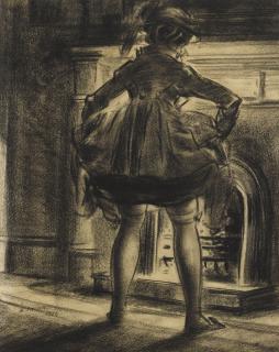 Everett Shinn - By The Fire