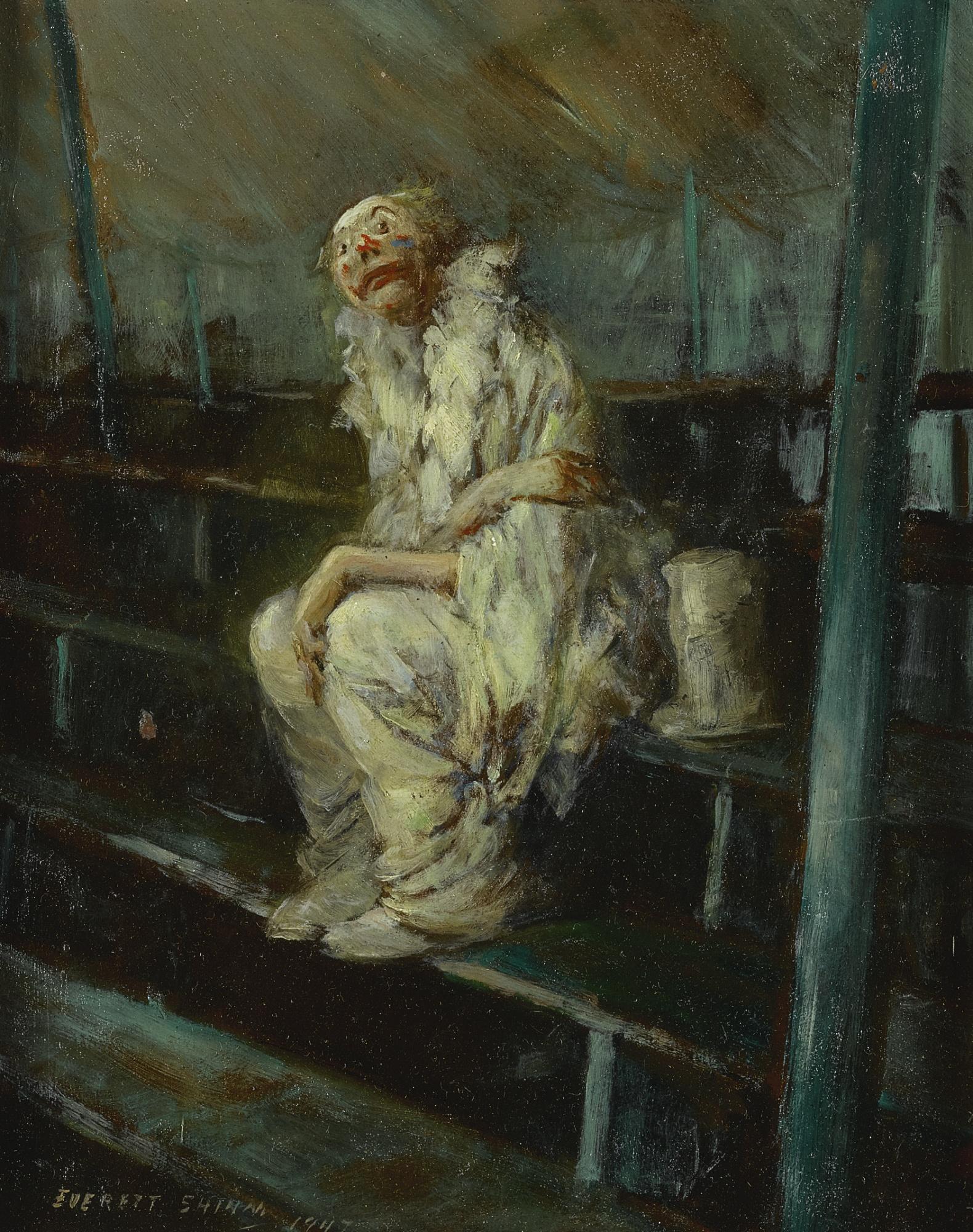 Everett Shinn - Clown On Empty Seats