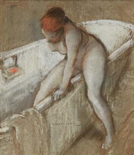 Everett Shinn - Girl in Bathtub