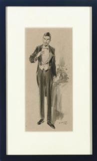 Everett Shinn - Man with goatee wearing tuxedo