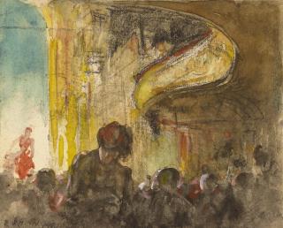 Everett Shinn - Paris Music Hall