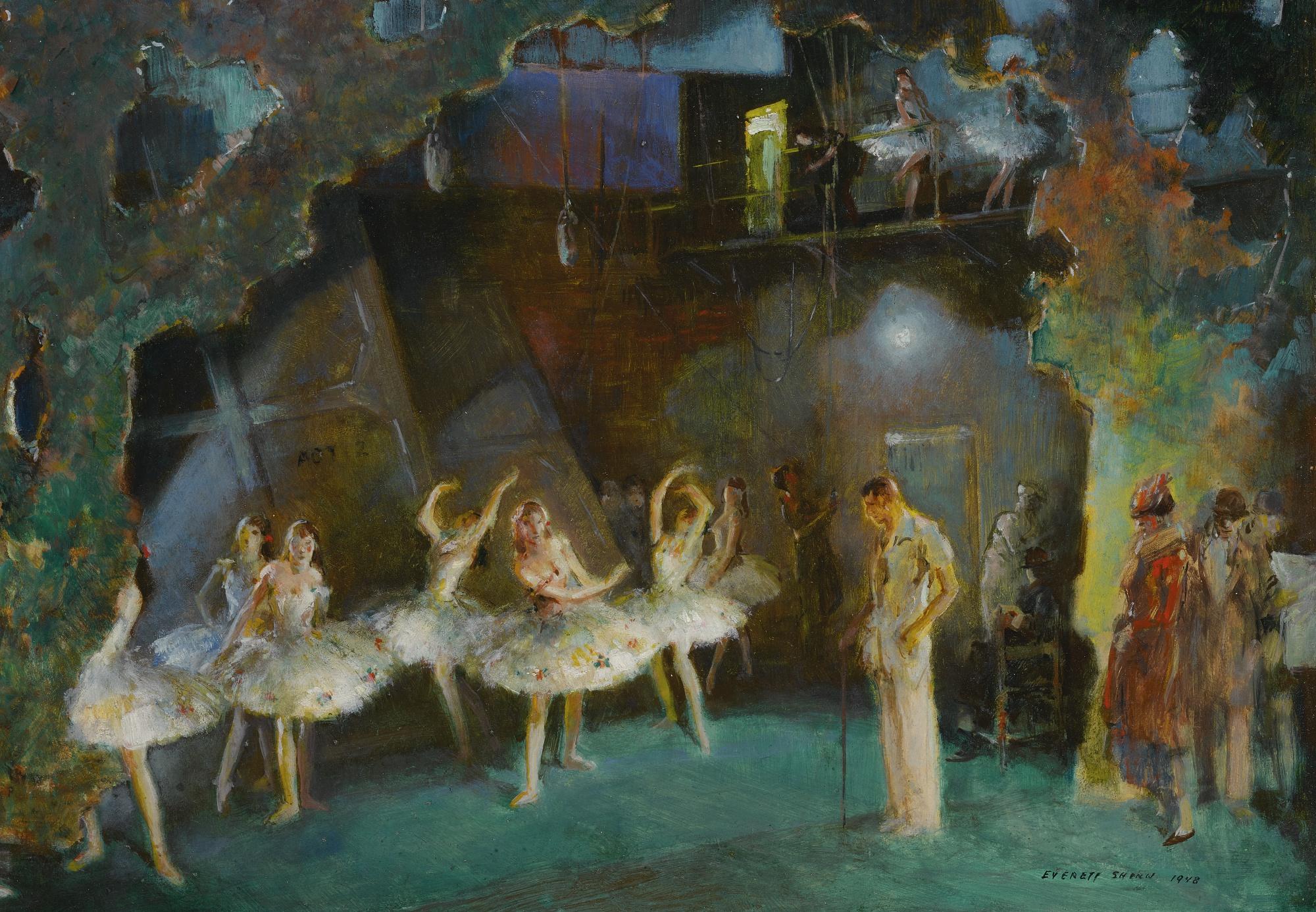 Everett Shinn - The Ballet Rehearsal