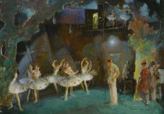 Everett Shinn - The Ballet Rehearsal