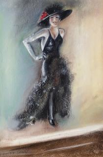 Everett Shinn - The Black Dress