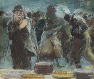 Everett Shinn - The Cafe