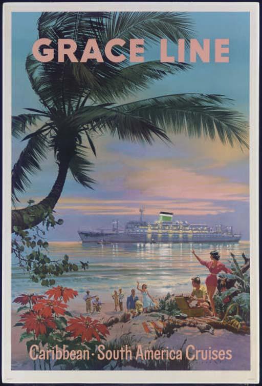 Evers, C.G. - Grace Line; Caribbean-South American cruises