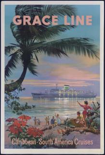 Evers, C.G. - Grace Line; Caribbean-South American cruises