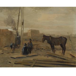 Evert Jan Ligtelijn - A Building Site In Amsterdam