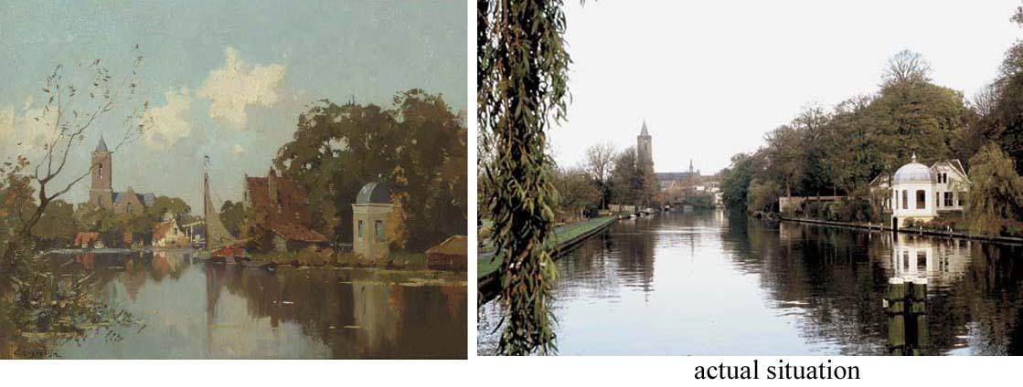 Evert Jan Ligtelijn - A view on Loenen aan de Vecht