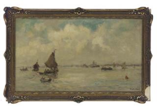 Evert Moll - A busy day in the harbour