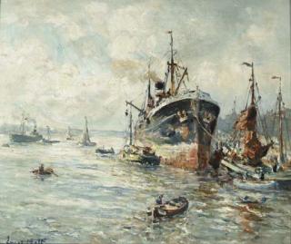 Evert Moll - Activities around an oceansteamer