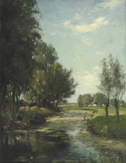 Evert Moll - Fishing on a sunny day