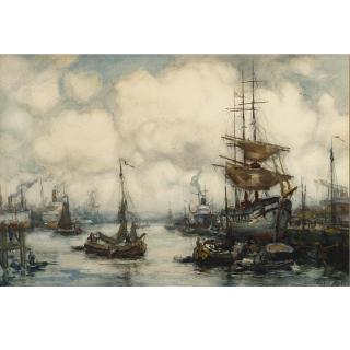 Evert Moll - The Harbour Of Rotterdam