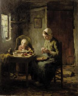 Evert Pieters - Peeling Apples