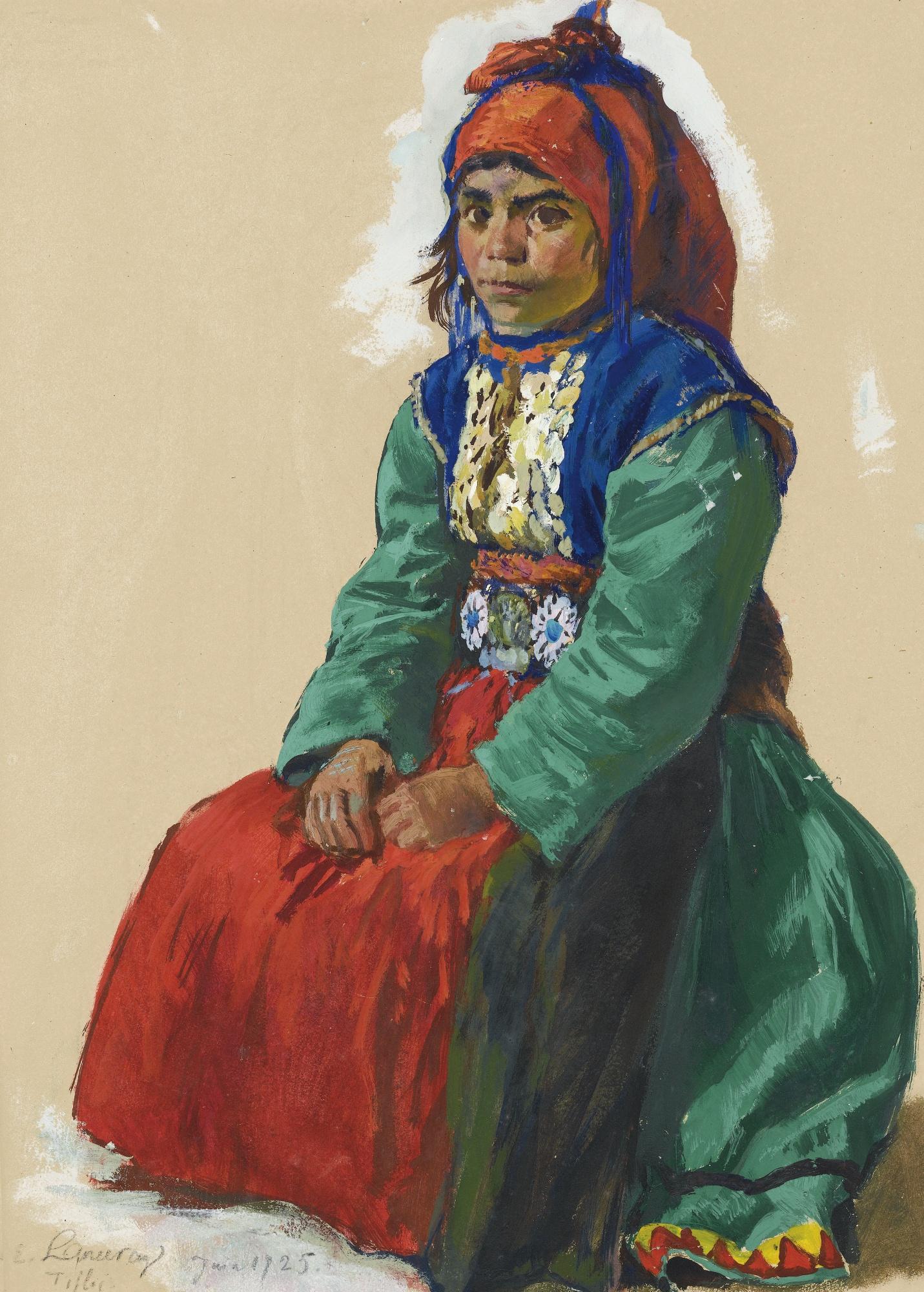 Evgeni Evgenievich Lanceray - A Girl From The Caucasus