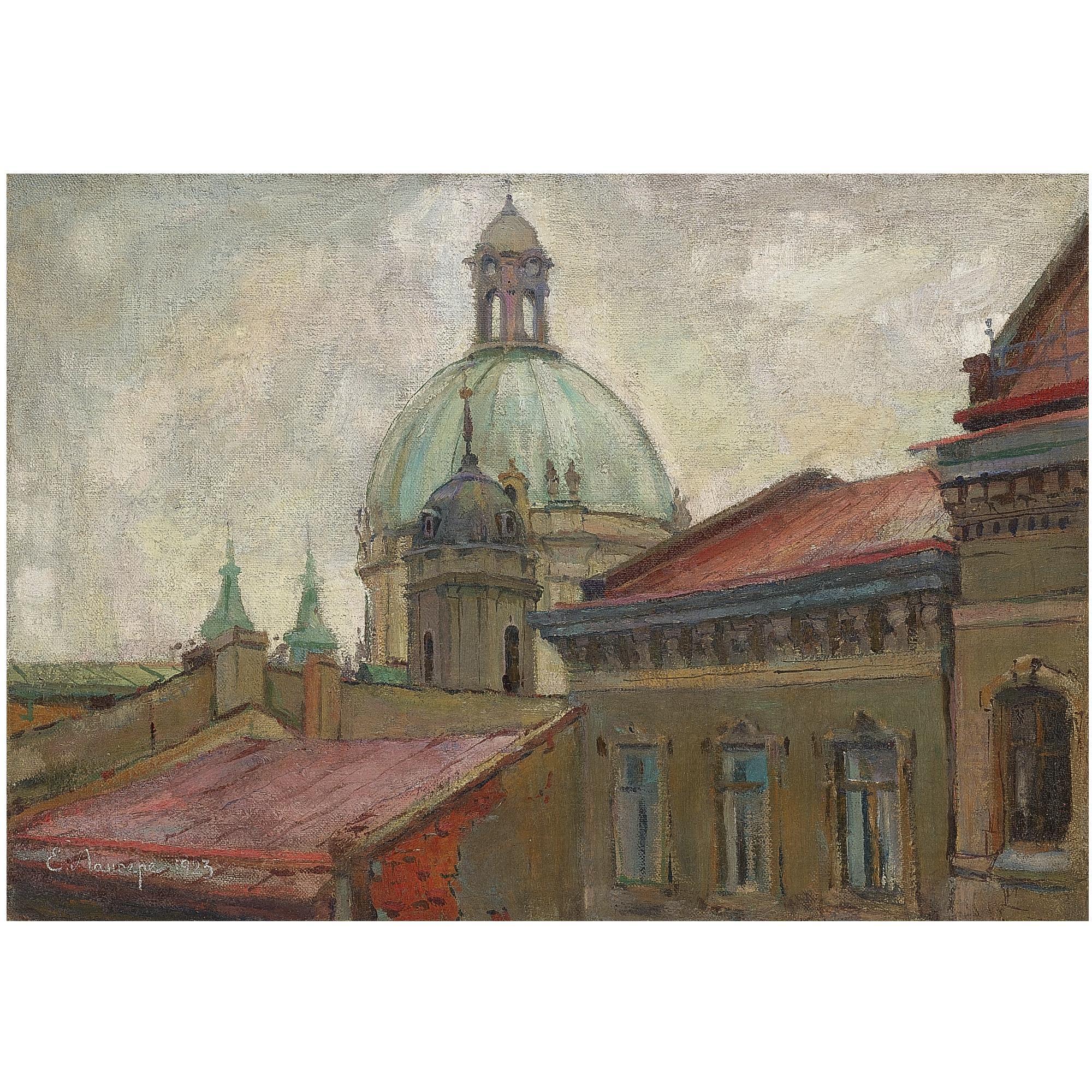 Evgeni Evgenievich Lanceray - View Of The Ivanovsky Monastery, Moscow