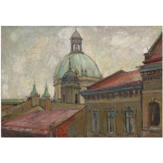 Evgeni Evgenievich Lanceray - View Of The Ivanovsky Monastery, Moscow