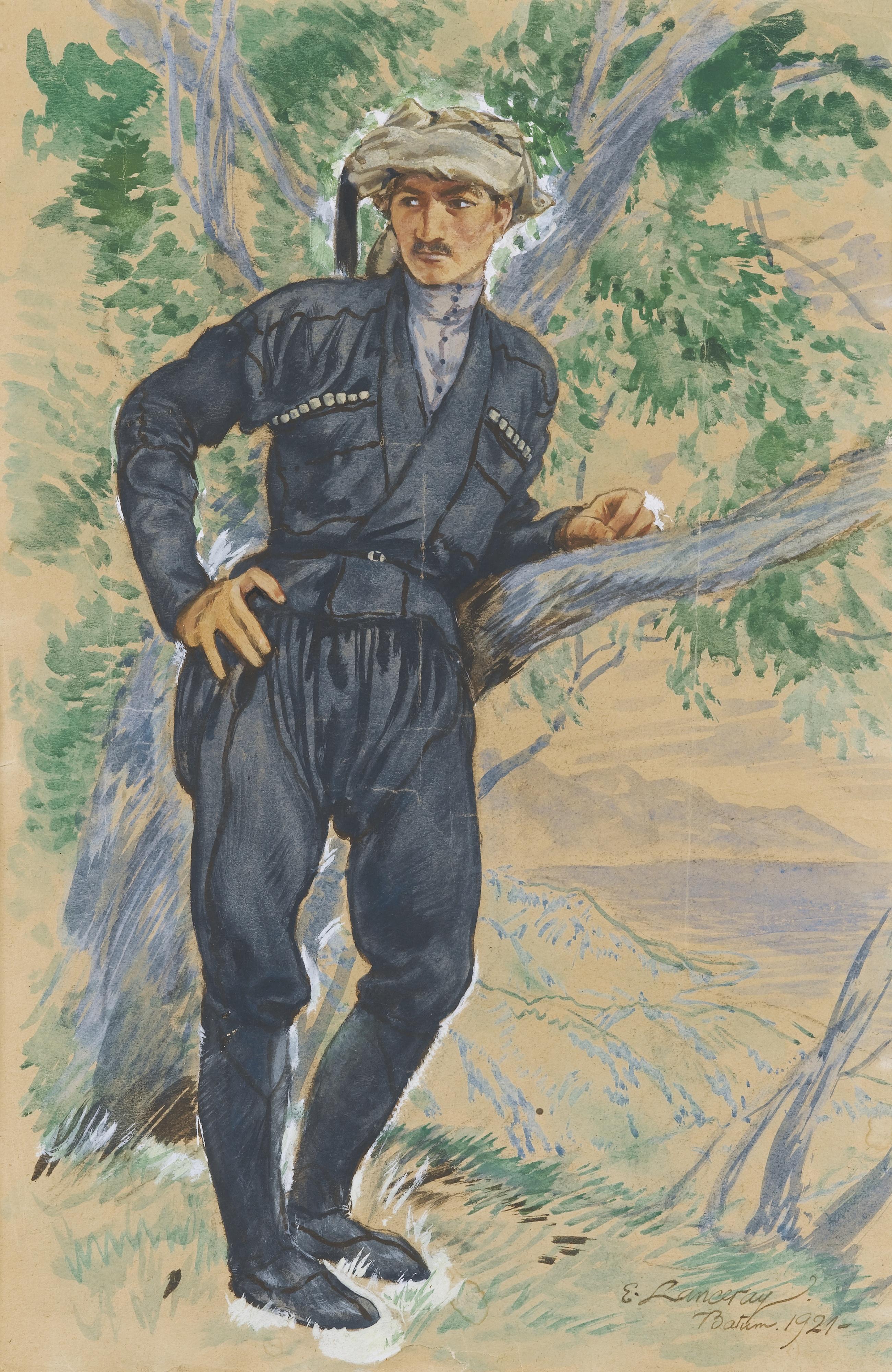 Evgeni Evgenievich Lanceray - Young Georgian