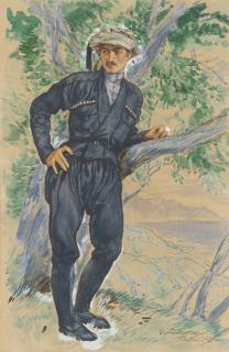 Evgeni Evgenievich Lanceray - Young Georgian