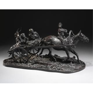 Evgeni Lanceray - In The Cart (Peasants From The Province Of Riazan Returning From The Fields), 1871