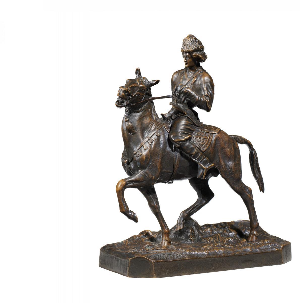 Evgenij Aleksandrovic Lansere - Kosake zu Pferde