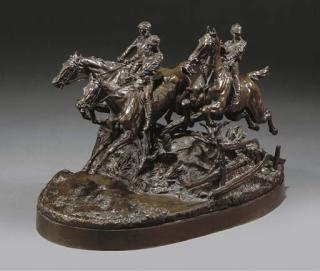 Evgeny Alexandrovich Lanceray - The Steeplechase