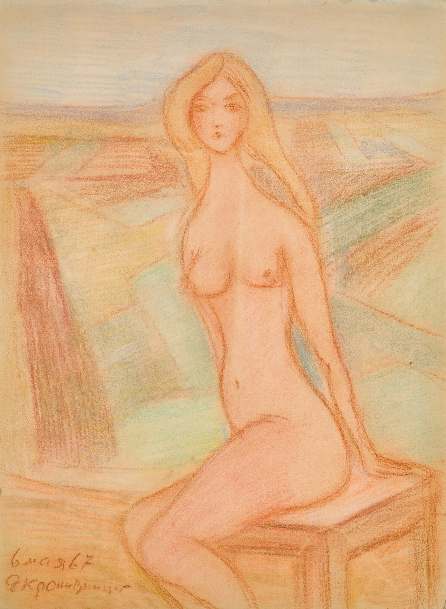 Evgeny Kropivnitsky - Girl on a Stool