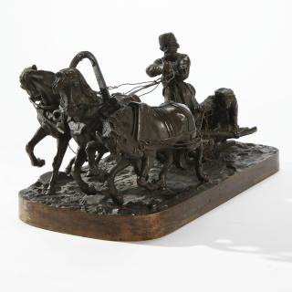Evgeny Lanceray - A Bronze Troika Group