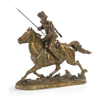 Evgeny Lanceray - A Russian Bronze: A Don Cossack