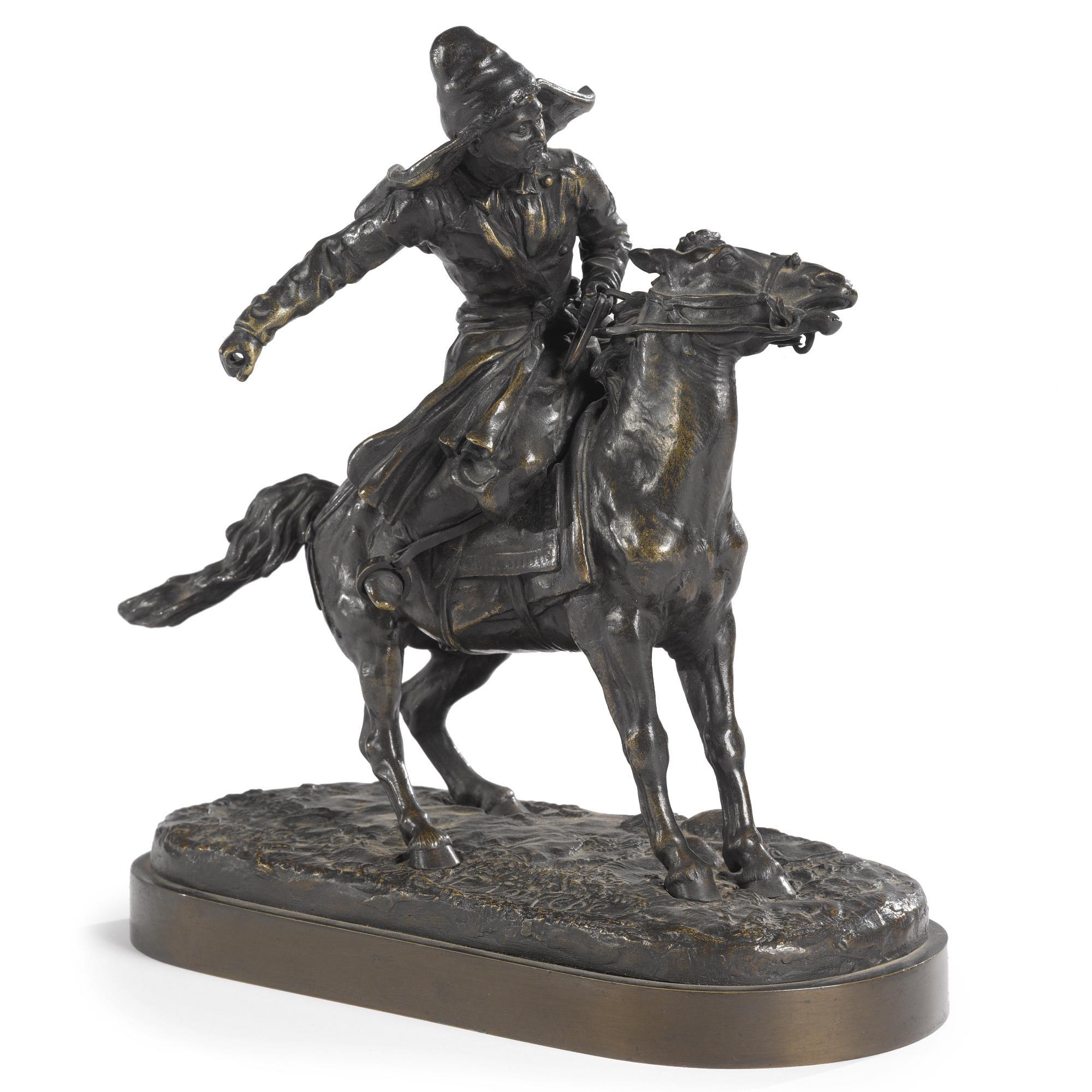 Evgeny Lanceray - A Russian Bronze: Bedouin On Horseback