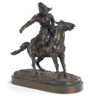 Evgeny Lanceray - A Russian Bronze: Bedouin On Horseback