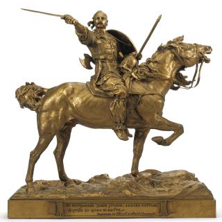 Evgeny Lanceray - A Russian Bronze: Svyatoslav On The Way To Tsargrad