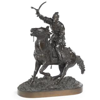 Evgeny Lanceray - A Russian Bronze: The Tsar\'S Falconer