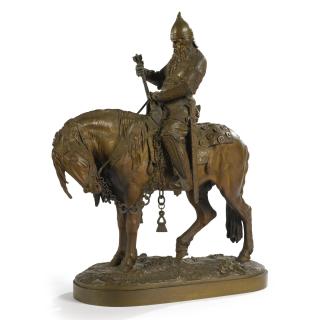 Evgeny Lanceray - A Russian Bronze: Voyevod (Boyarin Morozov)