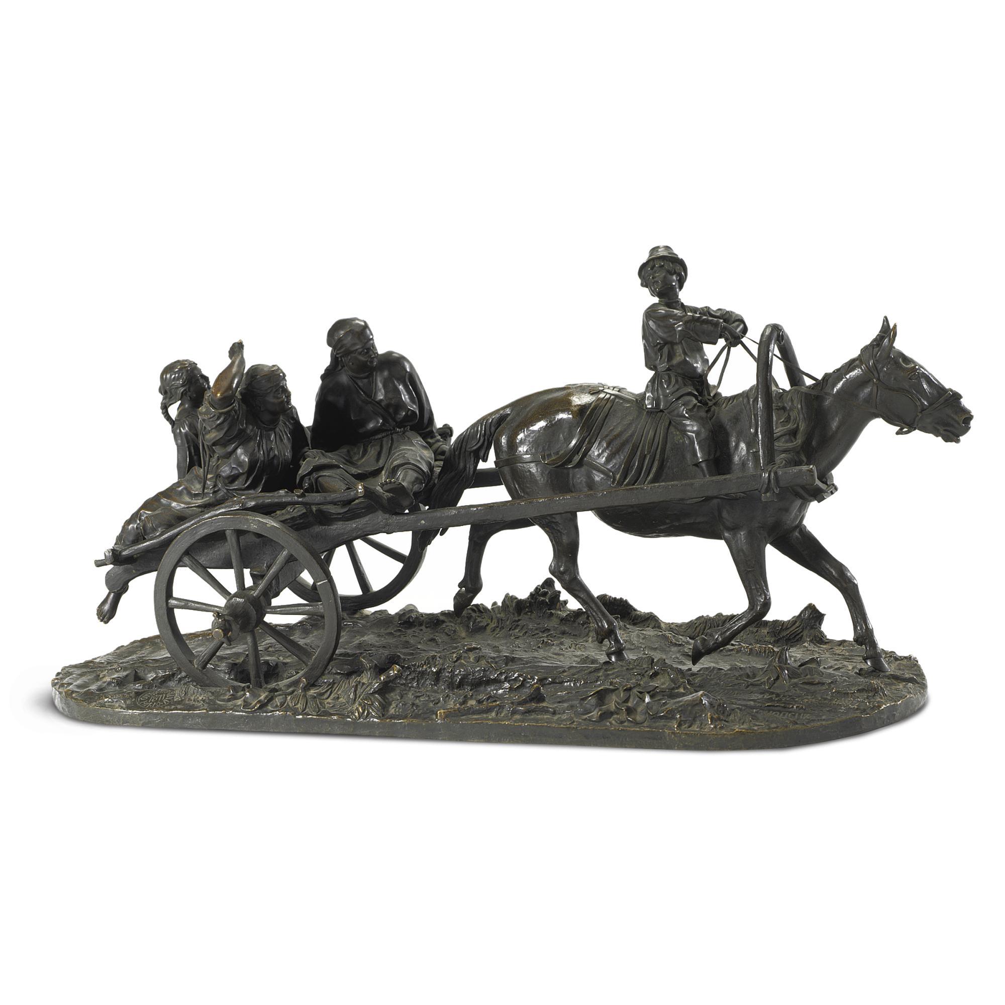 Evgeny Lanceray - In The Cart (Peasants From The Province Of Riazan Returning From The Fields)