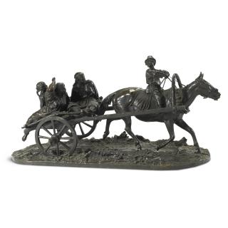 Evgeny Lanceray - In The Cart (Peasants From The Province Of Riazan Returning From The Fields)