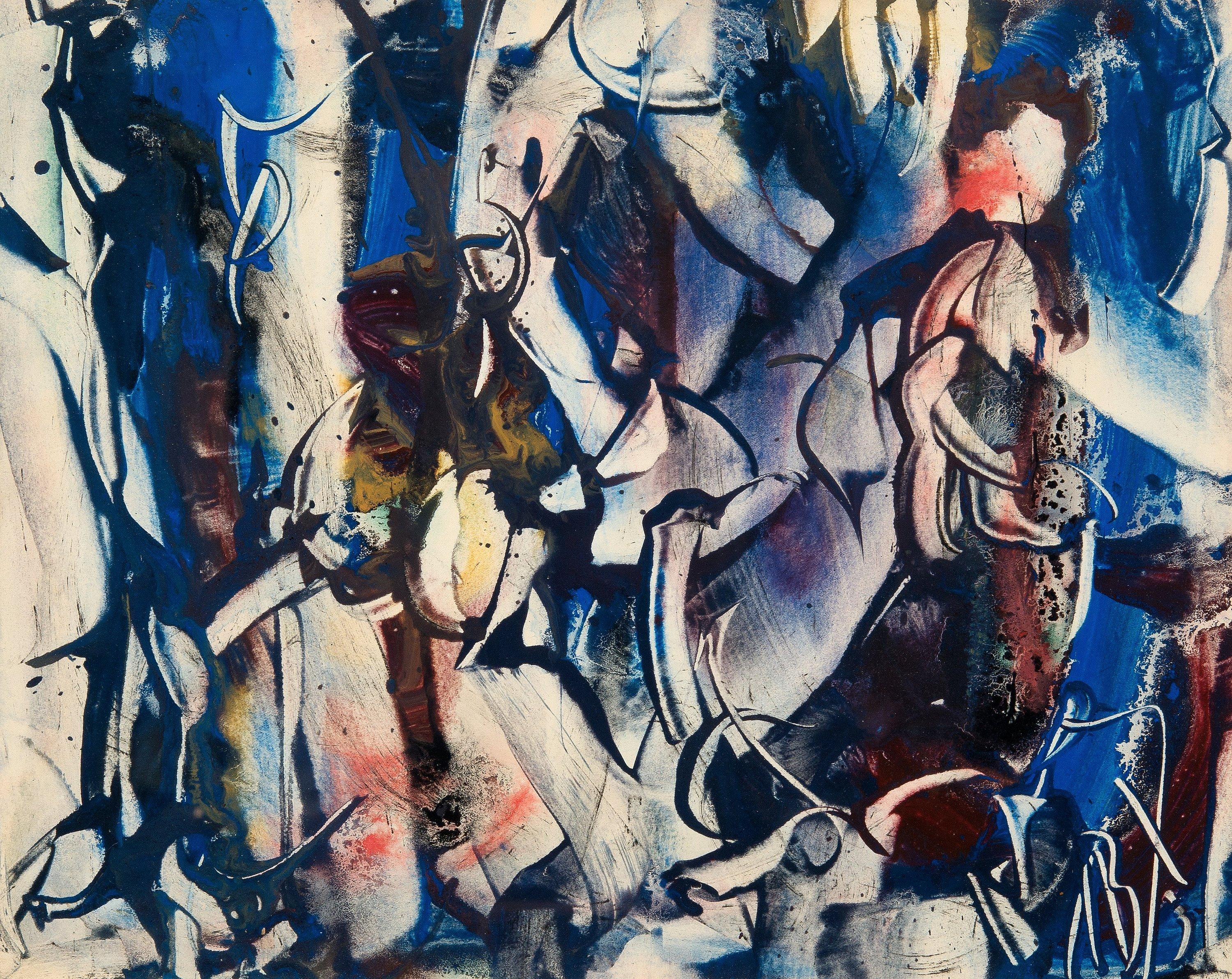 Evgeny Mikhnov-Voitenko - Composition With Blue.