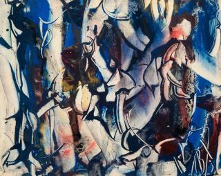 Evgeny Mikhnov-Voitenko - Composition With Blue.