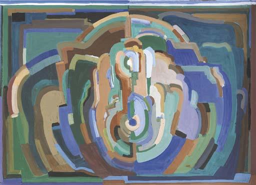 Evie Hone, H.R.H.A. - Cubist composition
