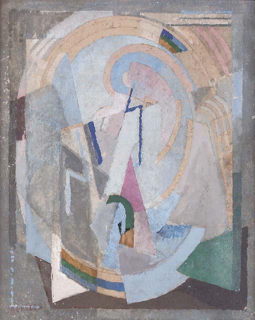 Evie Sydney Hone, H.R.H.A. - Abstract composition