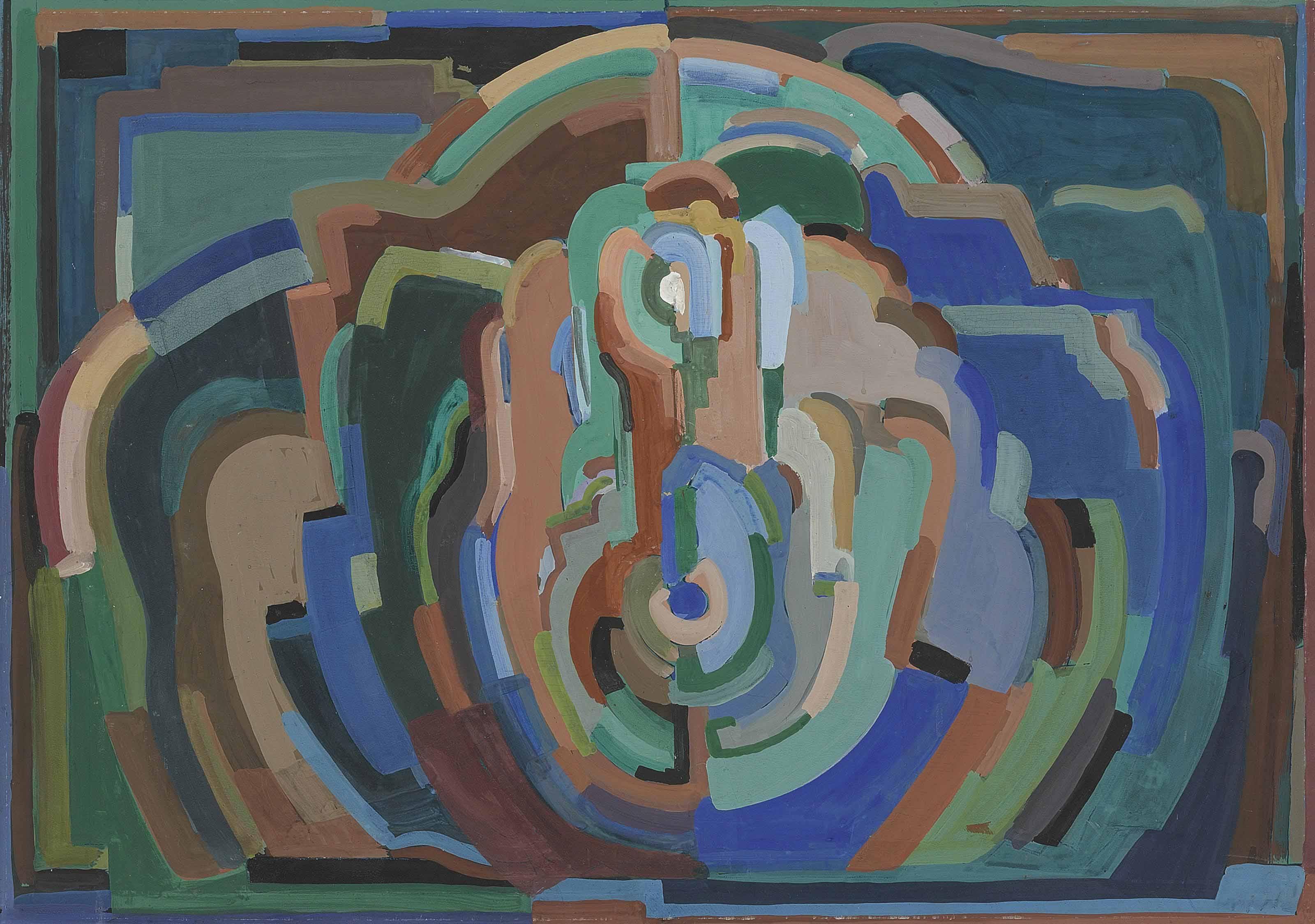 Evie Sydney Hone, H.R.H.A. - Composition