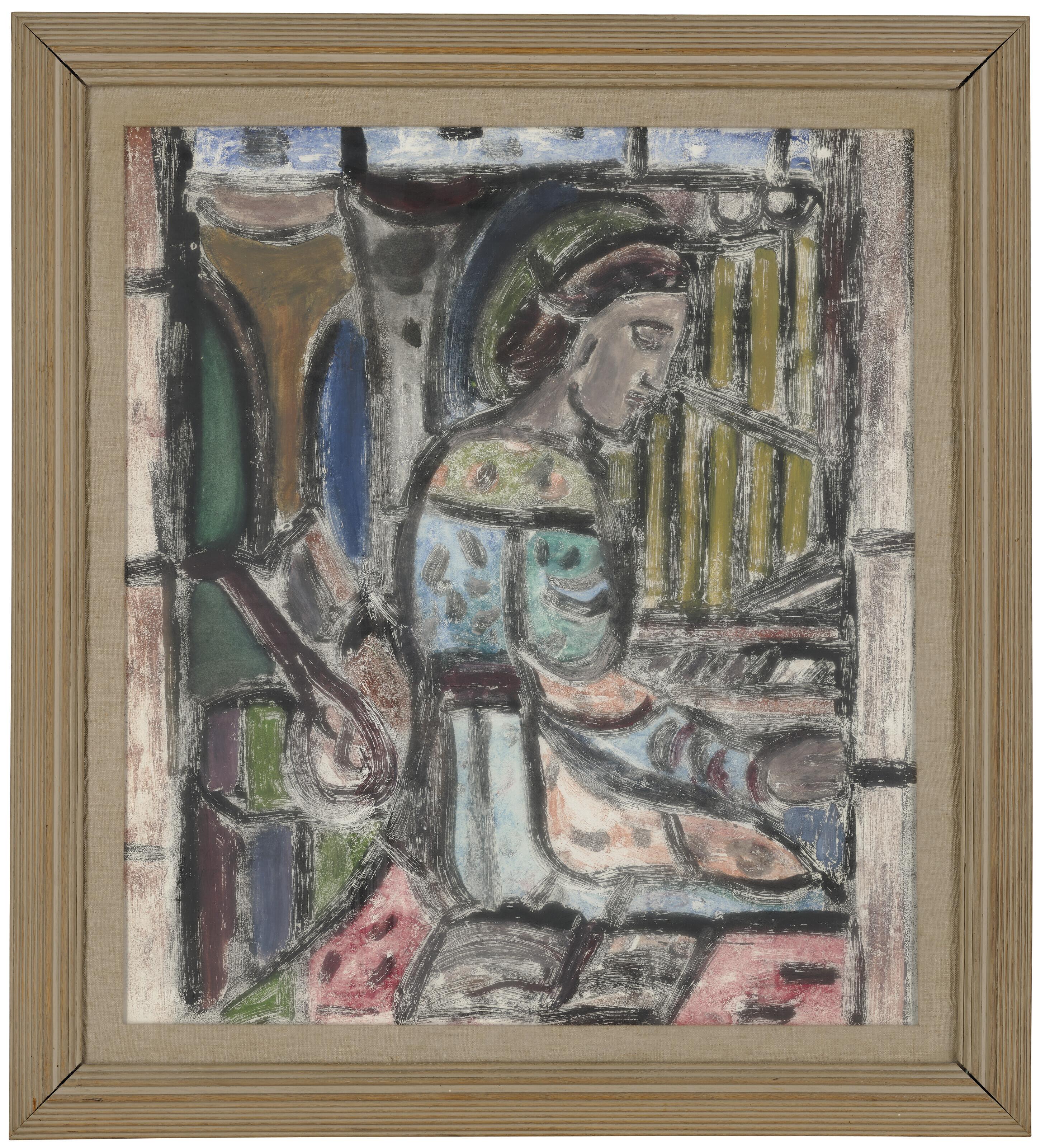 Evie Sydney Hone, H.R.H.A. - Saint Cecilia