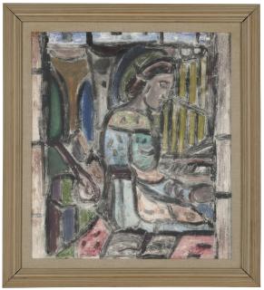 Evie Sydney Hone, H.R.H.A. - Saint Cecilia