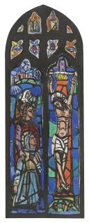 Evie Sydney Hone - Study for a stained glass window at Clongowes Wood Chapel: The Crucifixion
