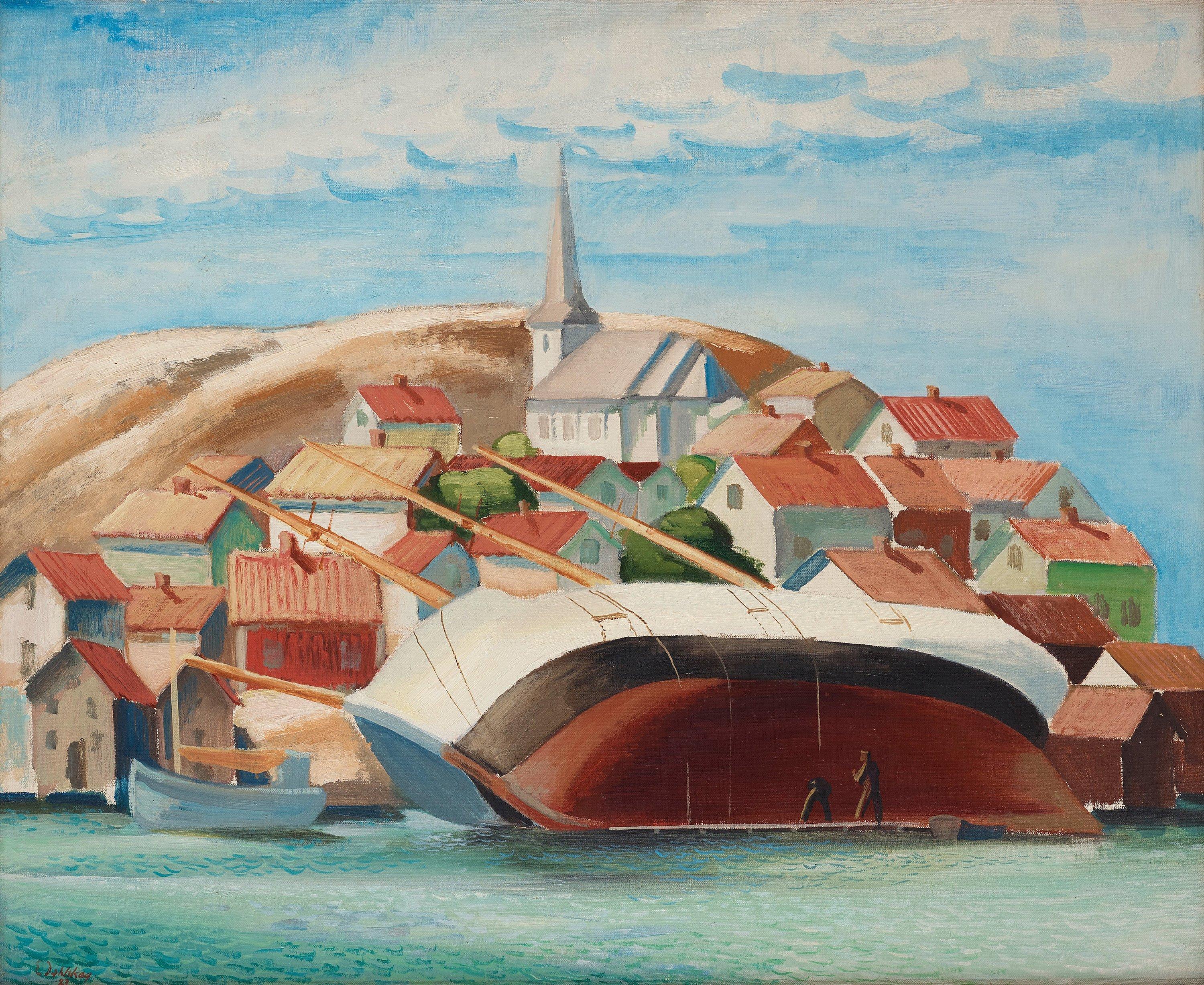 Ewald Dahlskog - Motif from Fiskebäckskil.